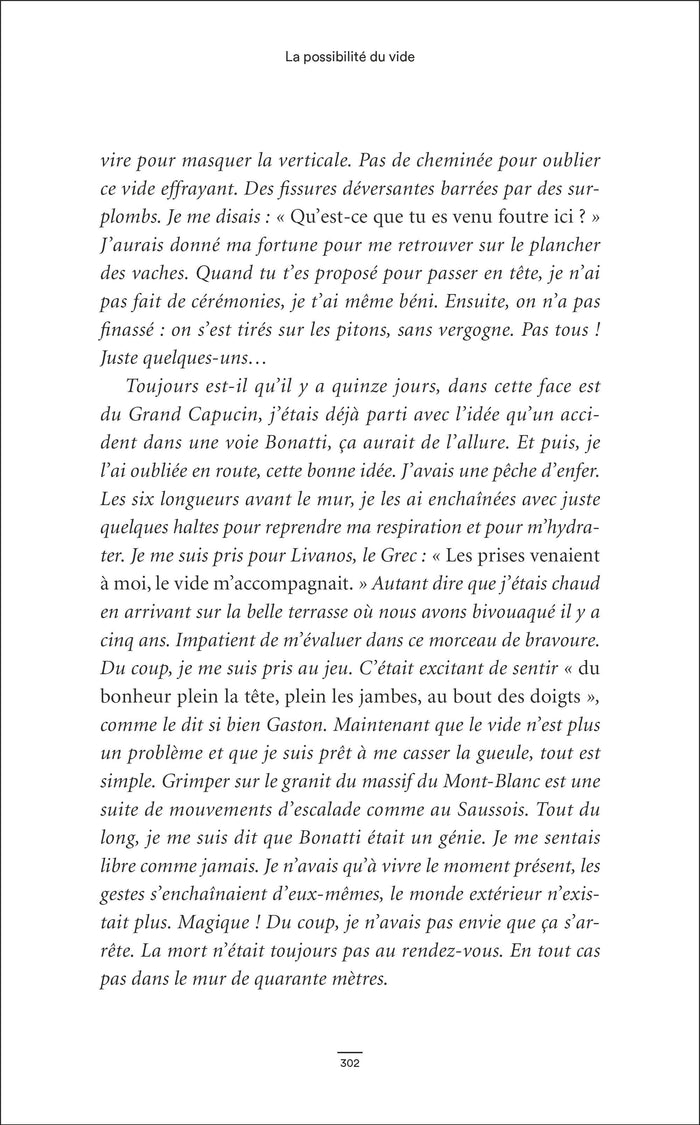 La possibilité du vide