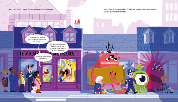 Adèle et le magasin aux monstres