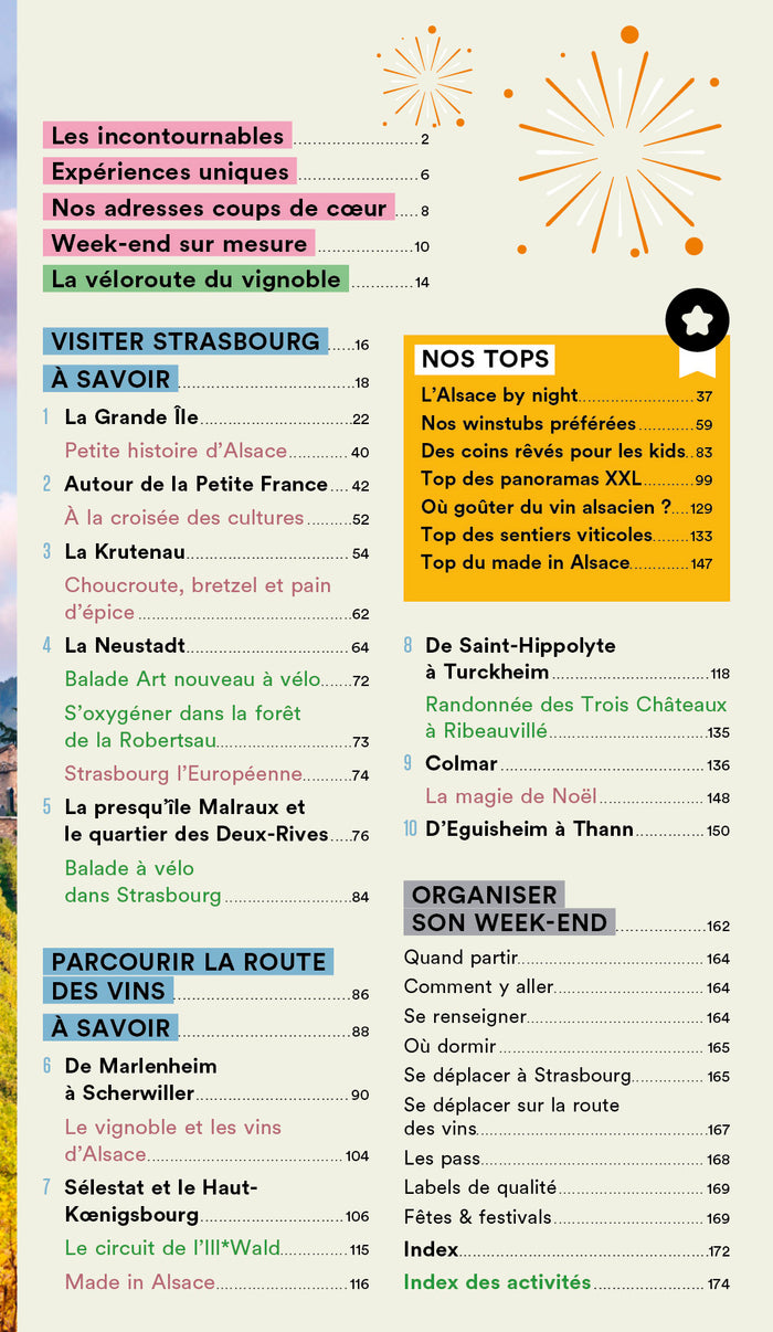 Strasbourg et la route des vins Guide Un Grand Week-end