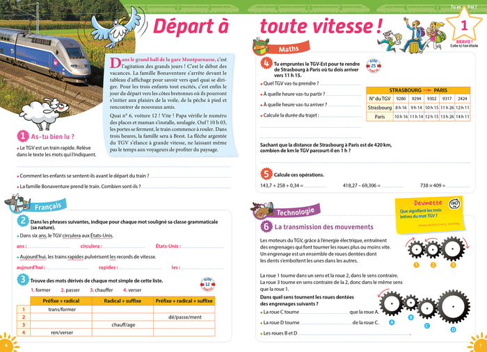Passeport - Du CM2 à la 6e (10-11 ans) - Cahier de vacances 2022