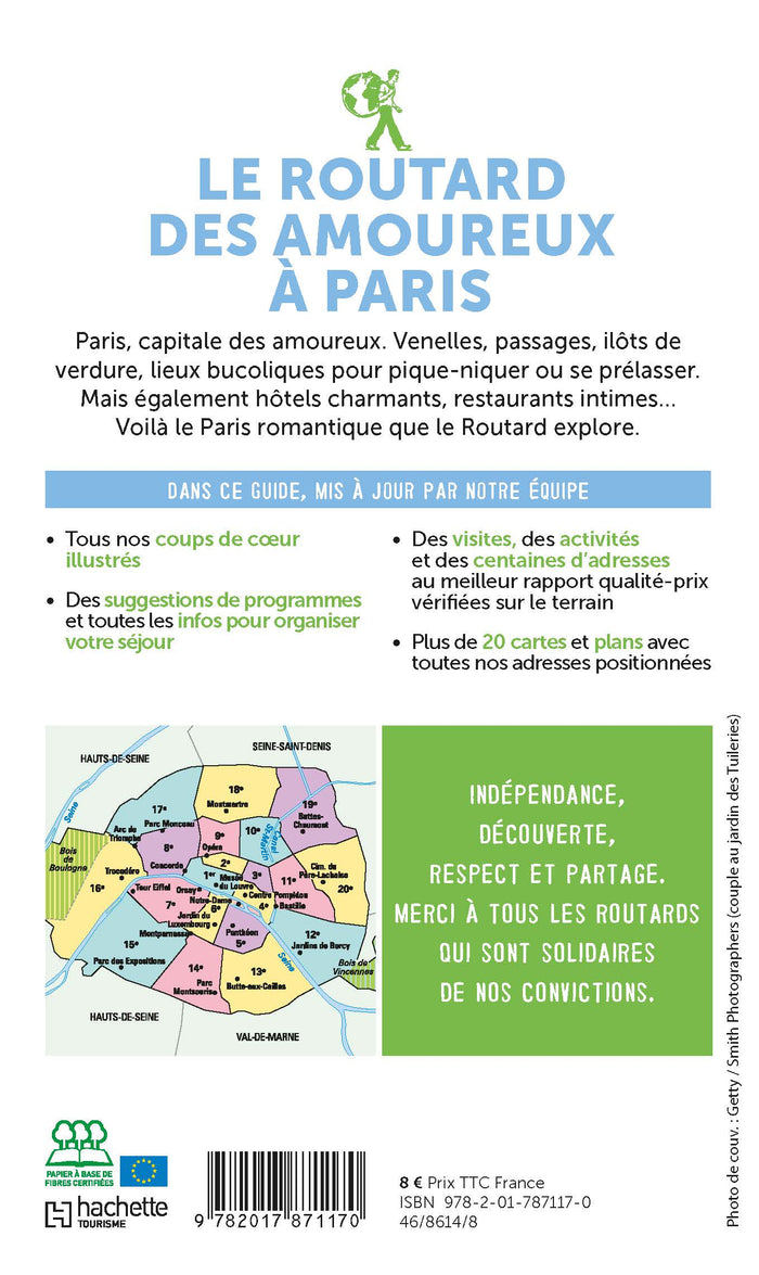 Guide du Routard des amoureux à Paris