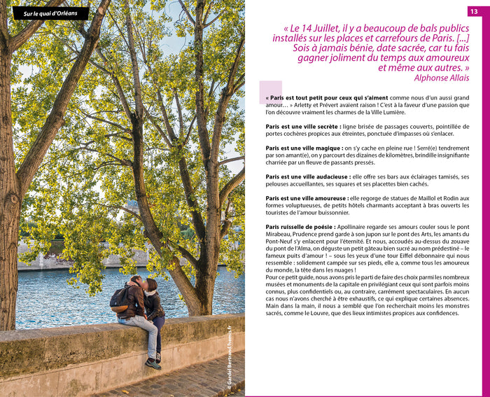 Guide du Routard des amoureux à Paris