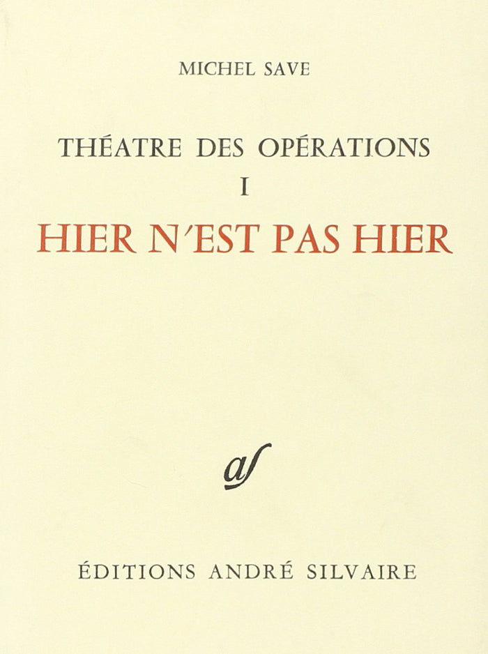 Le Théâtre des opérations