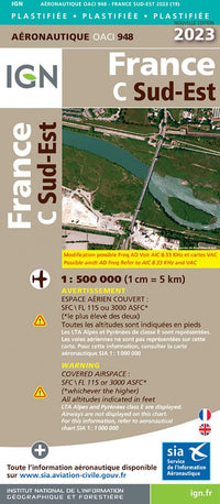 948 - France Sud Est 2023 plastifiée