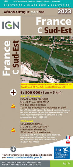948 - France Sud Est 2023 plastifiée