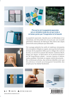 Manuel pratique de papeterie japonaise - 30 magnifiques objets à fabriquer et à personnaliser soi-mê