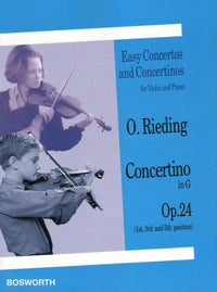 OSKAR RIEDING: CONCERTINO IN G OP.24 (VIOLIN/PIANO)
