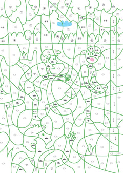 Mon cahier de coloriages magiques Sports