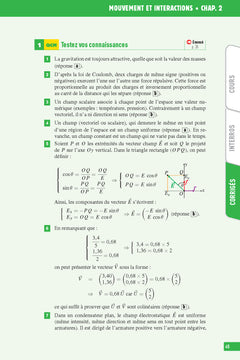 Interros des Lycées Physique Chimie 1re
