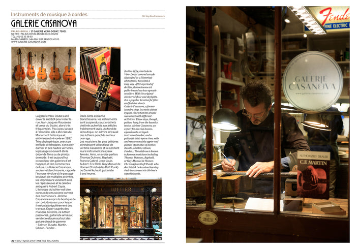 Paris boutiques d'antan et de toujours