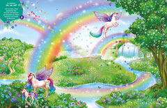 Licorne de rêve - Cahier de stickers - Magie des fleurs
