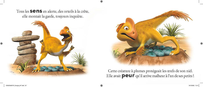 Panique, l'Oviraptor