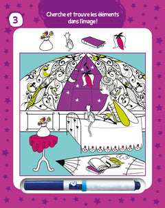 Les jeux de mes 4 ans - bloc avec feutre effaçable