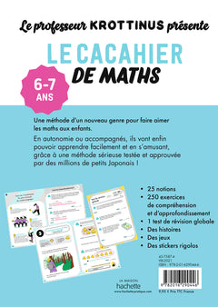 Le professeur Krottinus présente le cacahier de Maths 6-7 ans: Le professeur qui fait aimer les Maths !