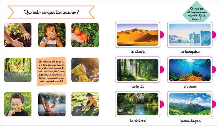 Le grand imagier photos animé de la nature