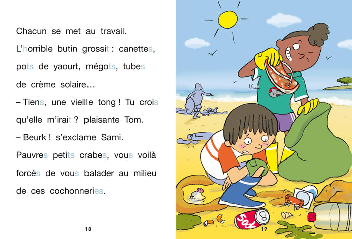 Sami et Julie CP Niveau 3 Opération mer propre !