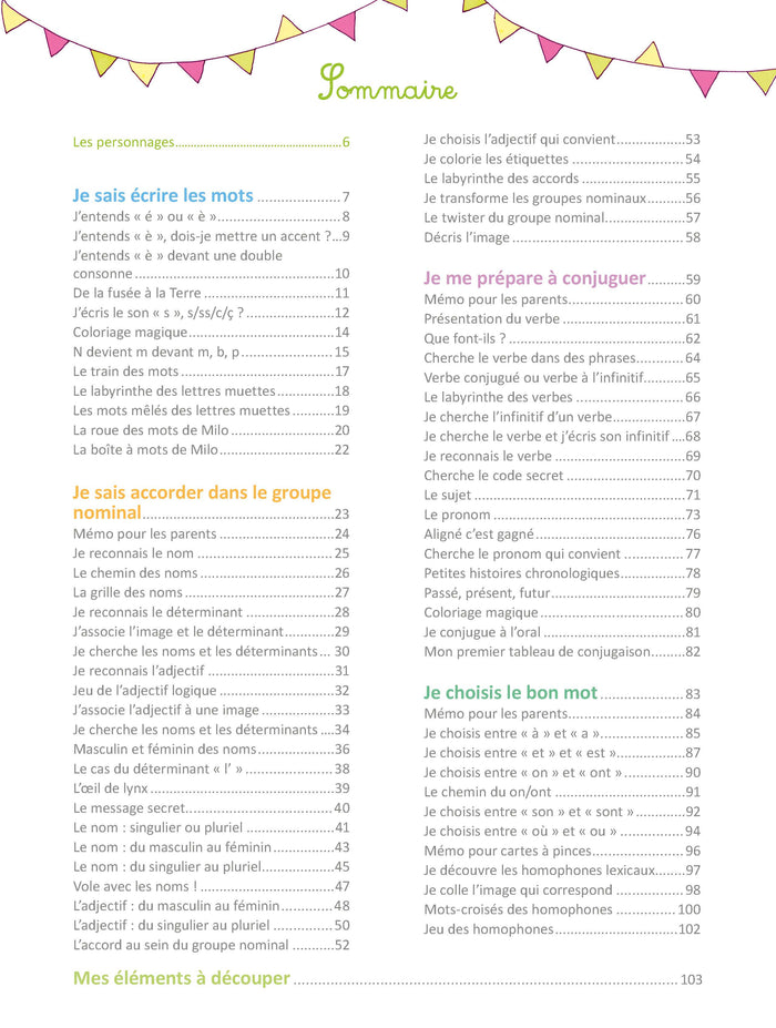 Mon grand cahier Montessori pour écrire sans fautes