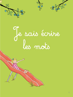 Mon grand cahier Montessori pour écrire sans fautes