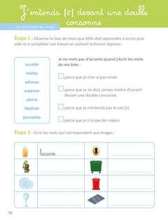 Mon grand cahier Montessori pour écrire sans fautes
