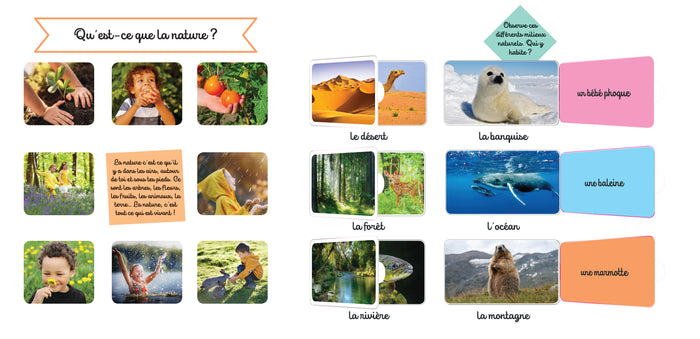 Le grand imagier photos animé de la nature