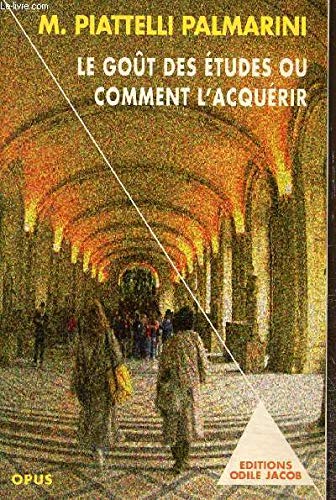 Le goût des études