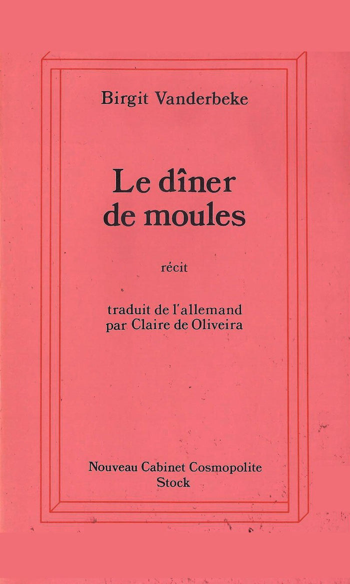 Le dîner de moules