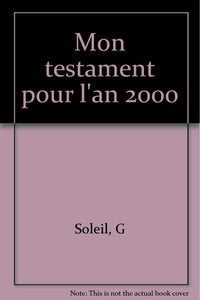 Mon testament pour l'an 2000