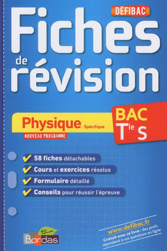 DEFIBAC FICHES PHYSIQUE TERM S