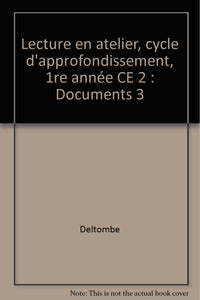 Livret Documents 3, CE2
