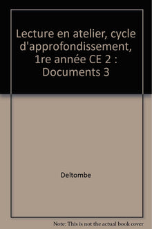 Livret Documents 3, CE2