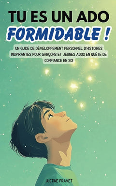 Tu es un ado formidable !: Un guide de développement personnel d’histoires inspirantes pour garçons et jeunes ados en quête de confiance en soi