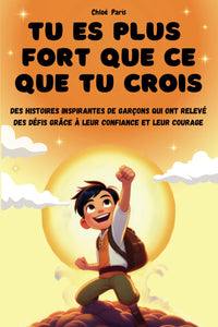 Tu es plus fort que ce que tu crois: Des histoires inspirantes de garçons qui ont relevé des défis grâce à leur confiance et leur courage
