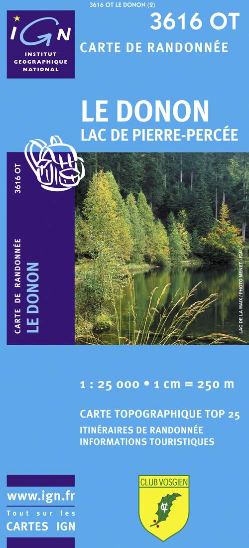 Le Donon/Lac De Pierre-Percee: Ign.3616ot