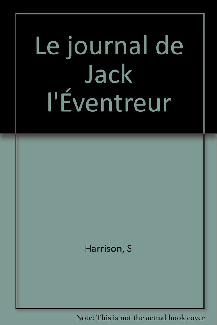 Le Journal de Jack l'Eventreur