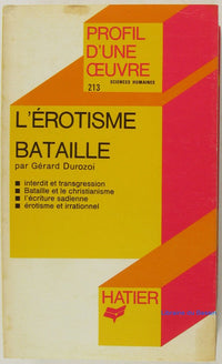 "L'Érotisme", Bataille: Analyse critique