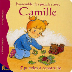 J'assemble des puzzles avec Camille - 5 puzzles à construire