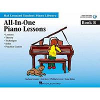ALL-IN-ONE PIANO LESSONS: BOOK B PIANO +CD