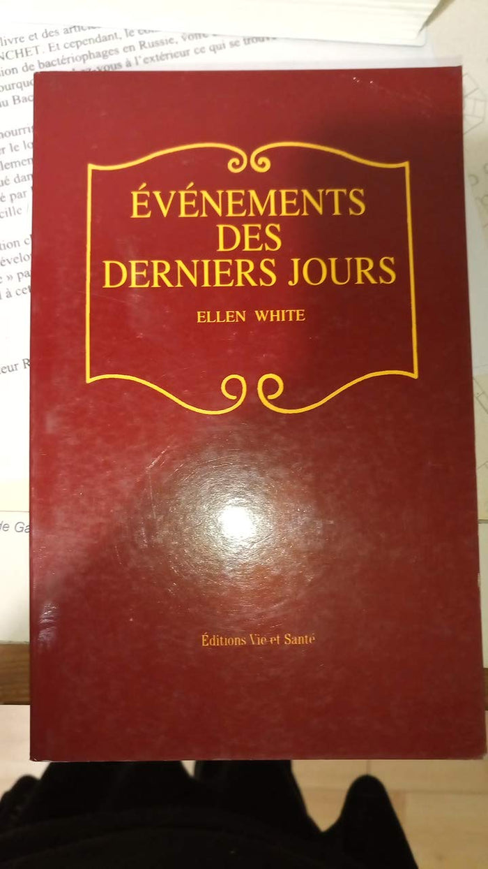 Événements des derniers jours