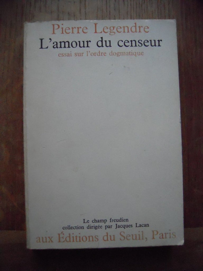 L'amour du censeur