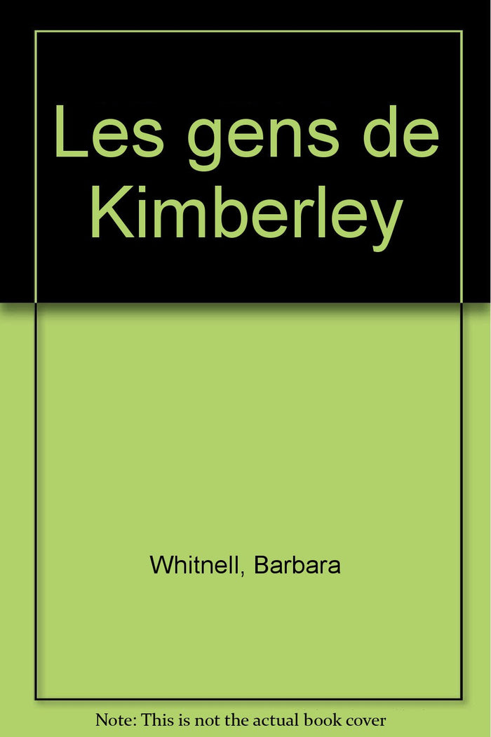 Les gens de Kimberley