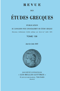 Revue des études grecques
