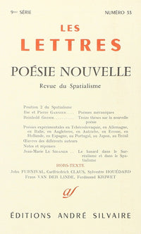 Les Lettres, tome 33