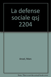 la défense sociale