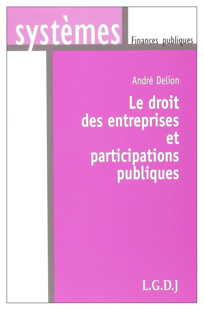 droit des entreprises et participations publiques