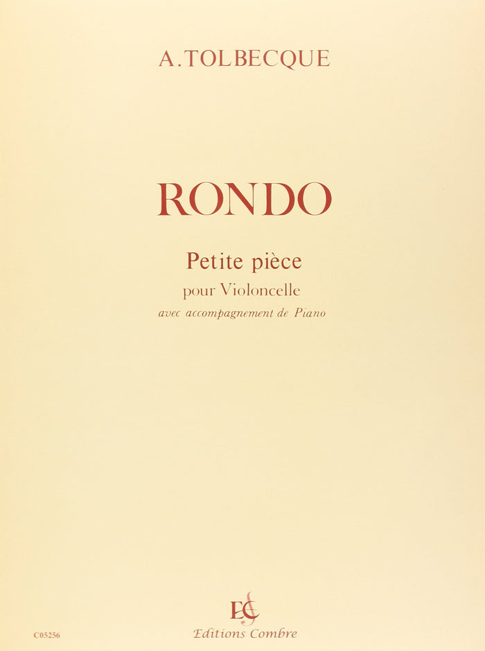 RONDO --- VIOLONCELLE ET PIANO