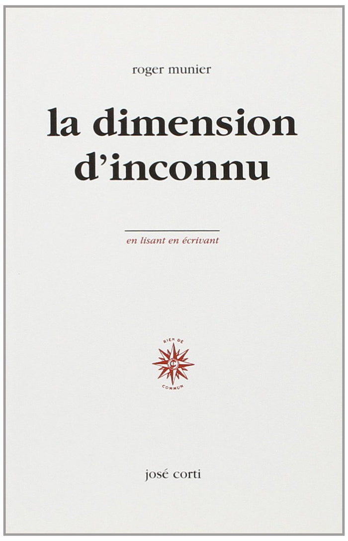 La dimension d'inconnu
