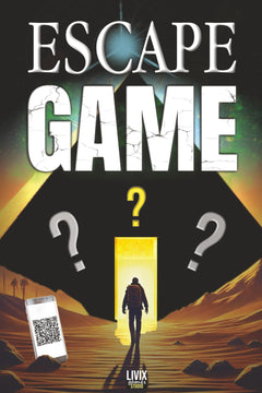 Escape game pyramide: Échappe-toi en résolvant les énigmes, casse-têtes et secrets de ce livre interactif pour adultes.