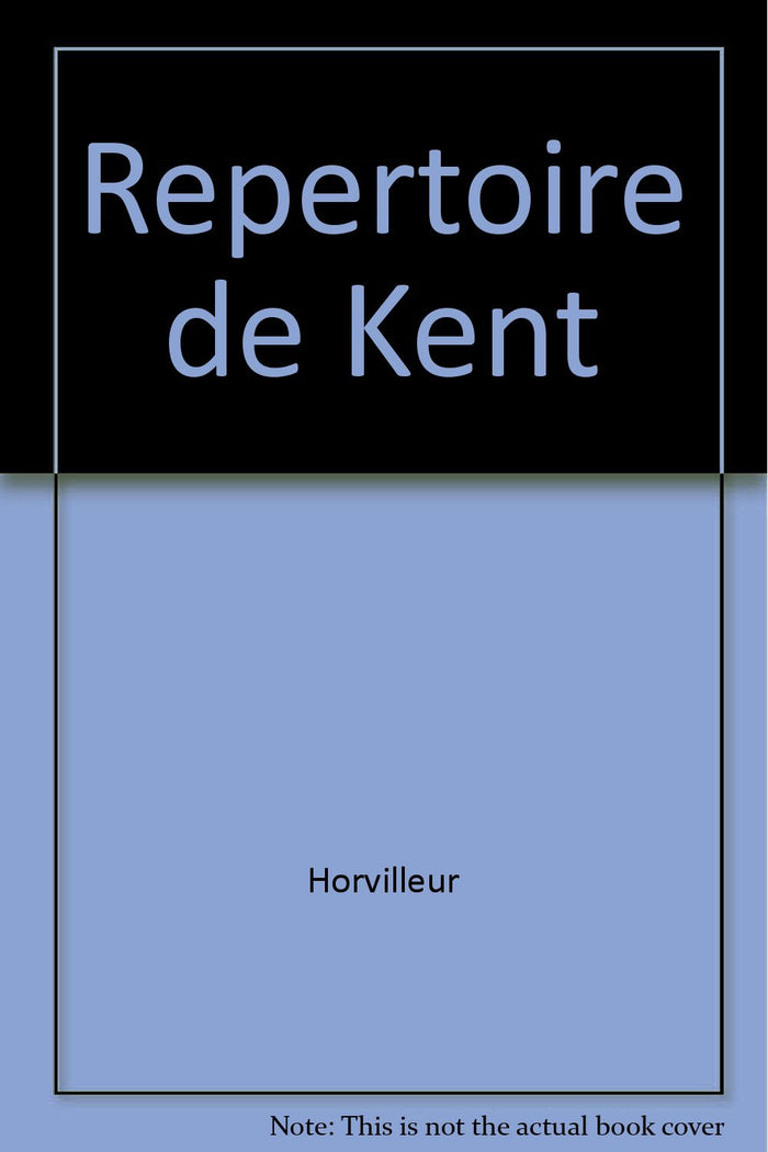 Répertoire de Kent