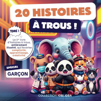 20 HISTOIRES A TROUS |TOME 1| Livre educatif enfant 4 ans + pour apprendre à lire et écrire | Livre avec plusieurs histoires enfant - Livre pour ... de lecture gs a remplir - Livre 4 ans garcon