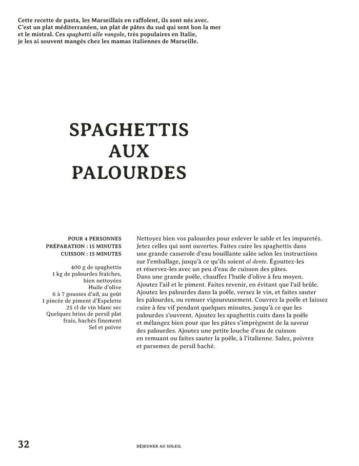 à la table de la bonne mère